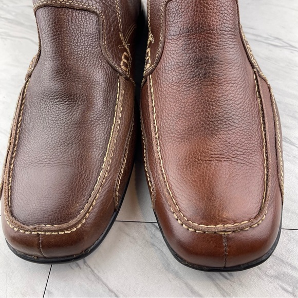 •Sandro Moscoloni Brown Leather Slip On Loafers Mens Size 11 D Style 15266 main image 7